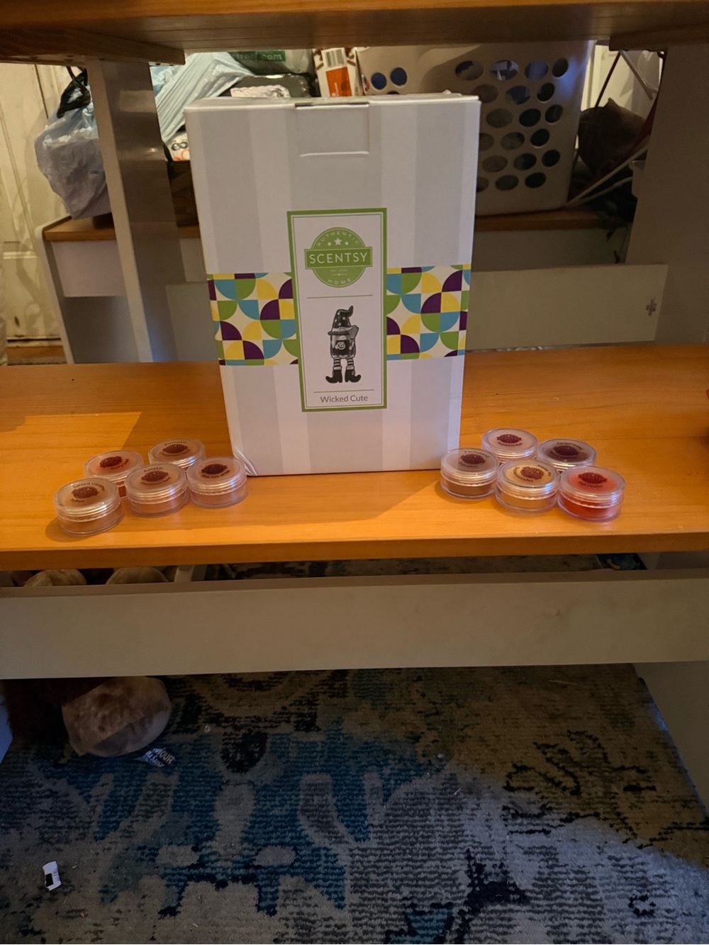 Scentsy full sized witch wax warmer with 10 sample scentsy bars. NIB.